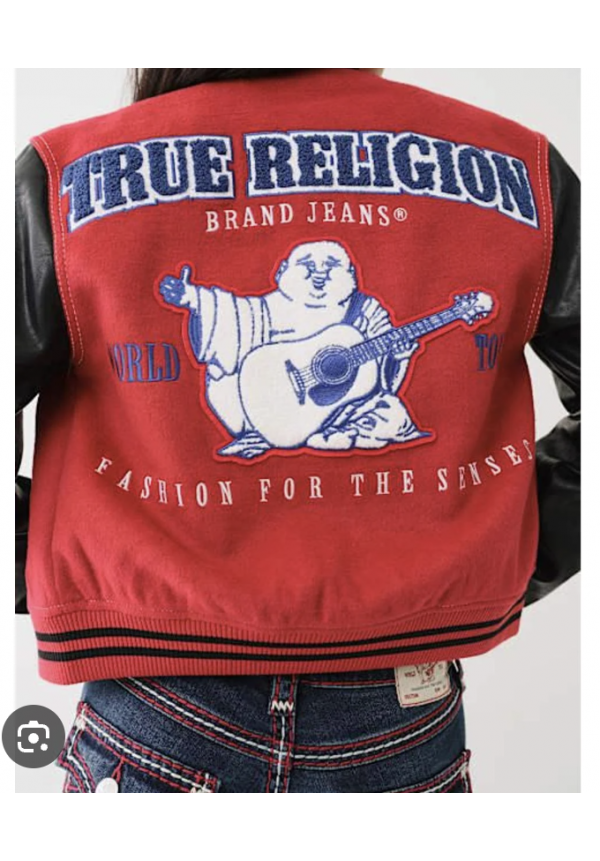 TRUE RELIGION ANNIVERSARY VARSITY JACKET